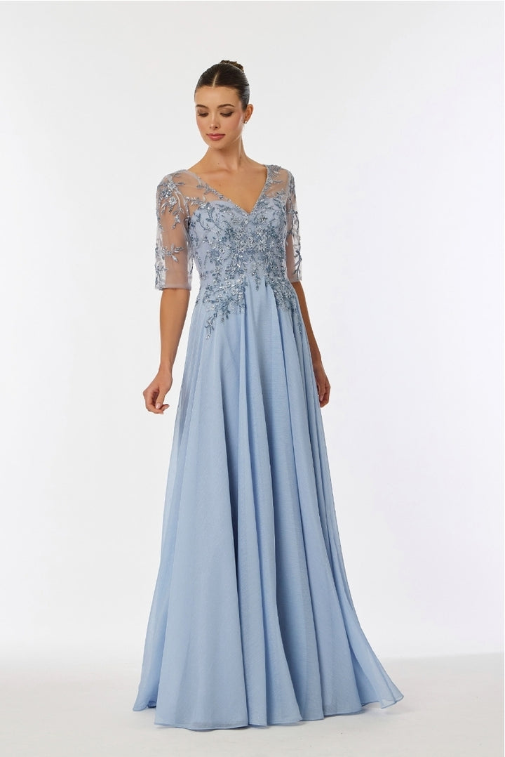Bicici & Coty SR2520 - A-line V Neck Gown