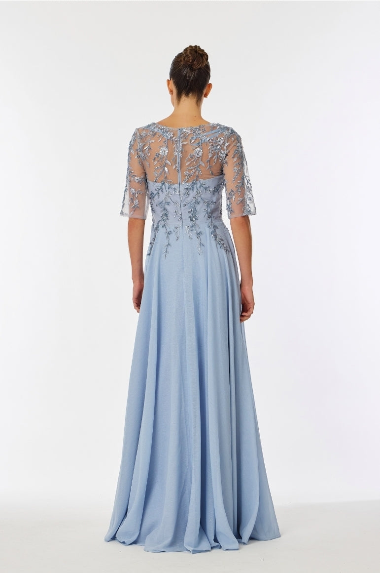 Bicici & Coty SR2520 - A-line V Neck Gown