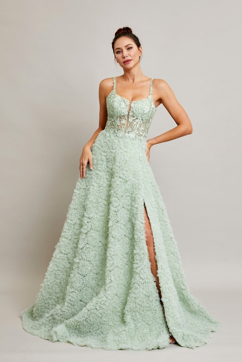 Bicici & Coty SP89985 - Sage Lace Gown