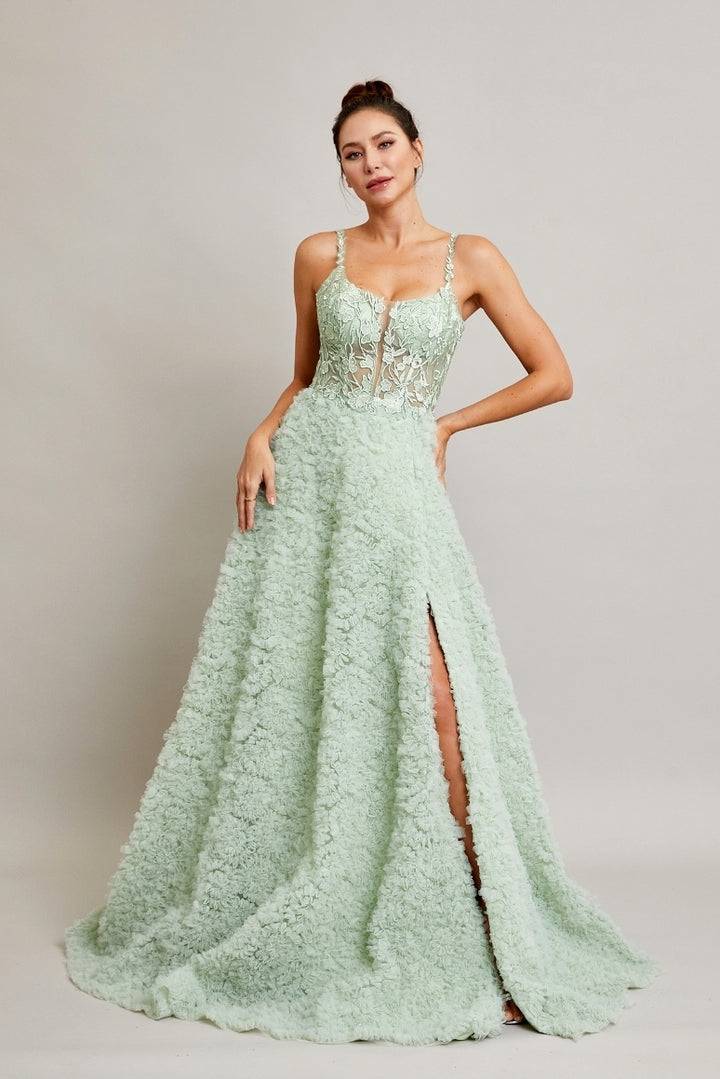 Bicici & Coty SP89985 - Sage Lace Gown