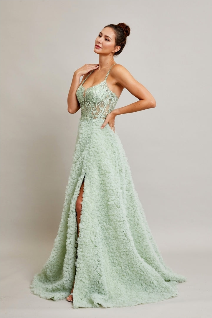 Bicici & Coty SP89985 - Sage Lace Gown