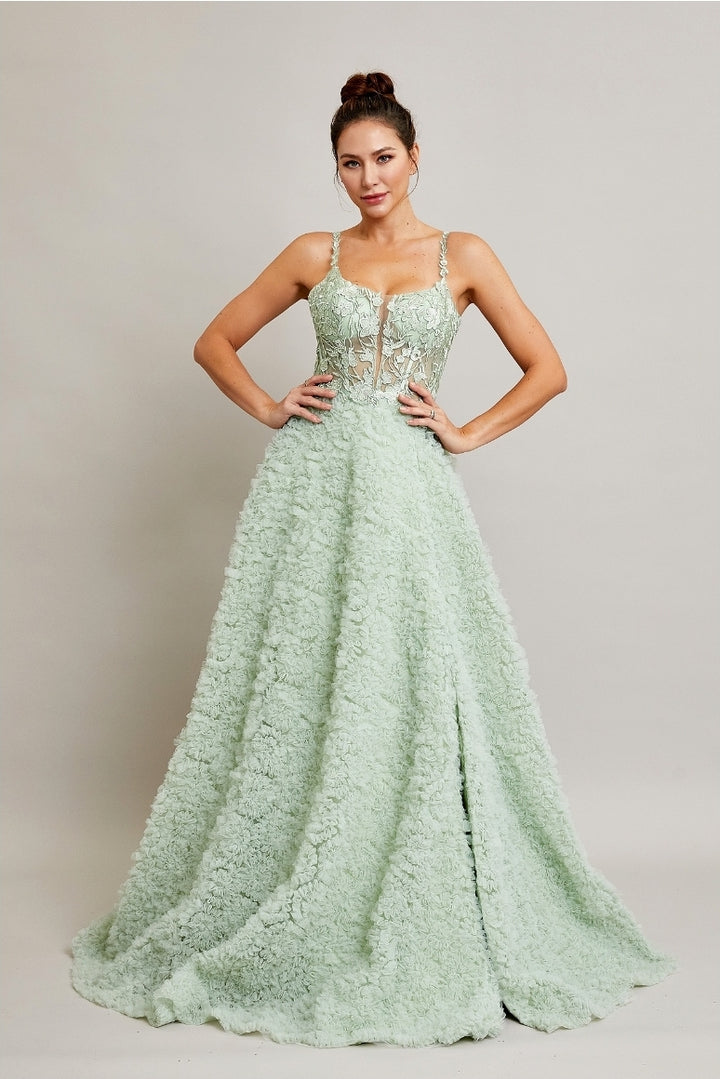 Bicici & Coty SP89985 - Sage Lace Gown