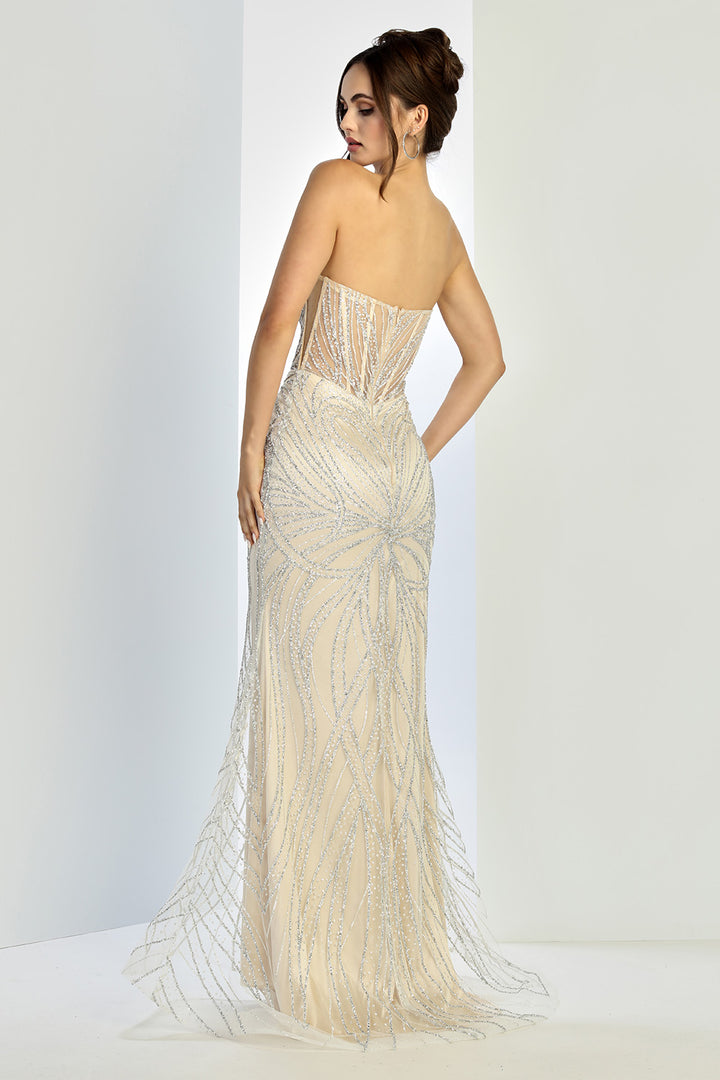 Adora Design 3299 - Fitted Strapless Gown