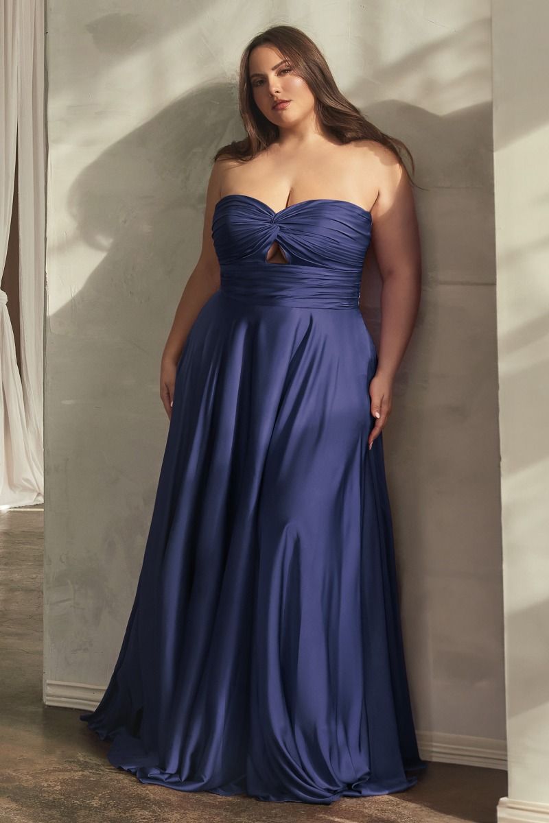 La Divine 7496C - Strapless Keyhole Dress