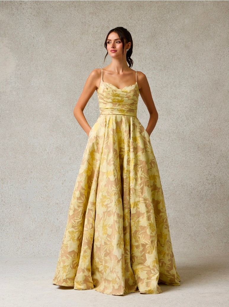 a line dresses with pockets A-line wedding dress with hidden pockets
