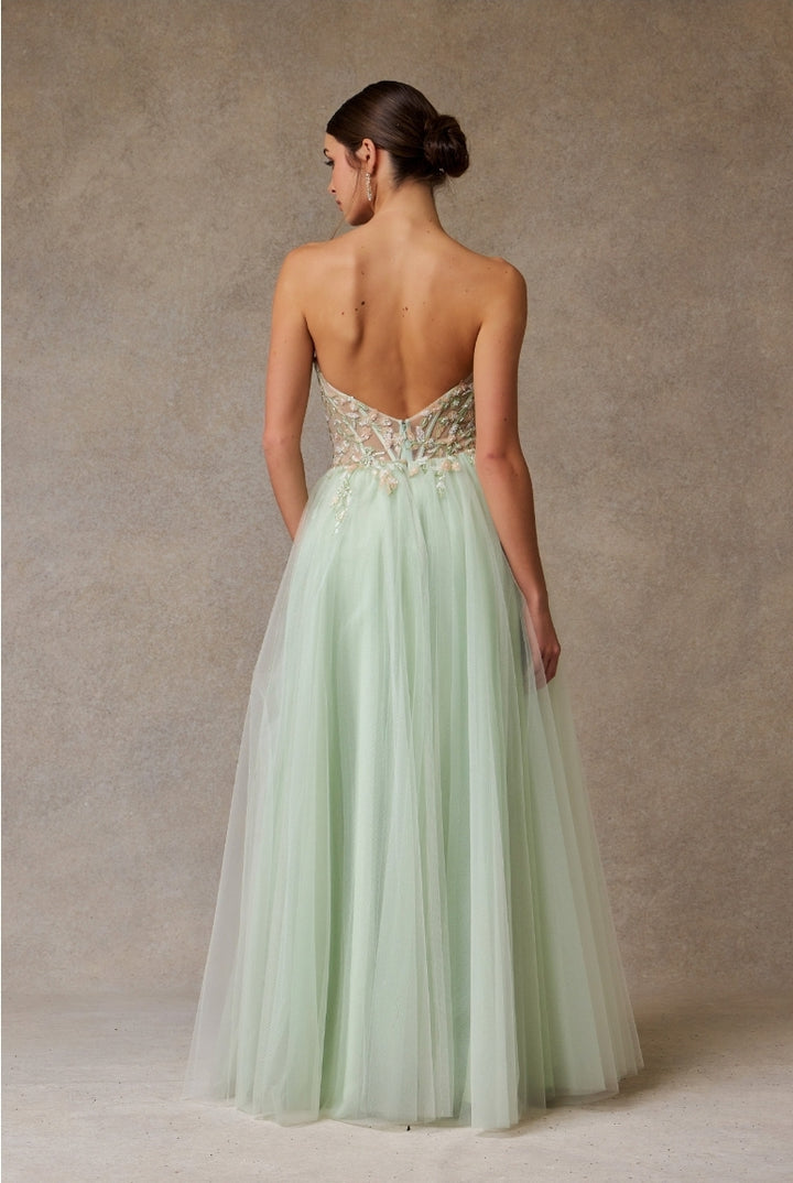 Bicici & Coty SP7783 - Strapless A-line Gown