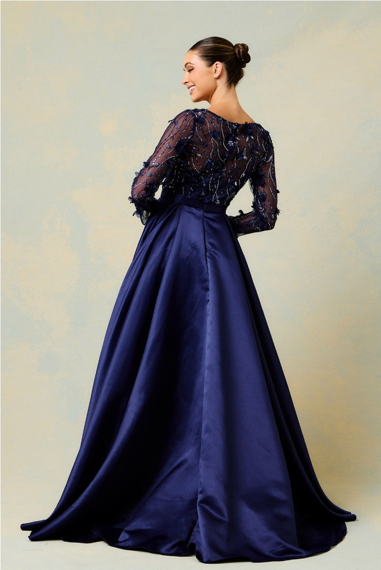 Bicici & Coty AN24221 - Long Sleeve A-line with Pockets