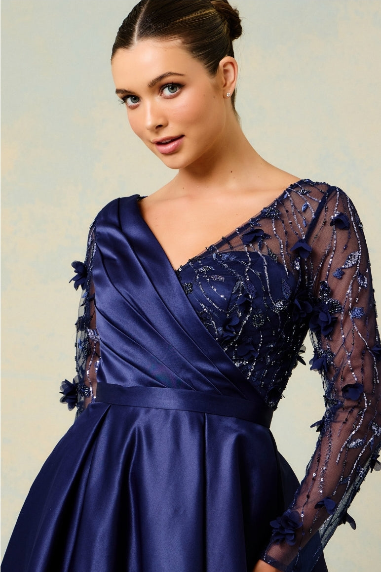 Bicici & Coty AN24221 - Long Sleeve A-line with Pockets