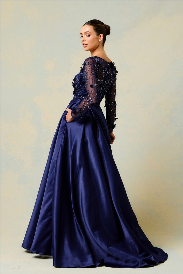 Bicici & Coty AN24221 - Long Sleeve A-line with Pockets
