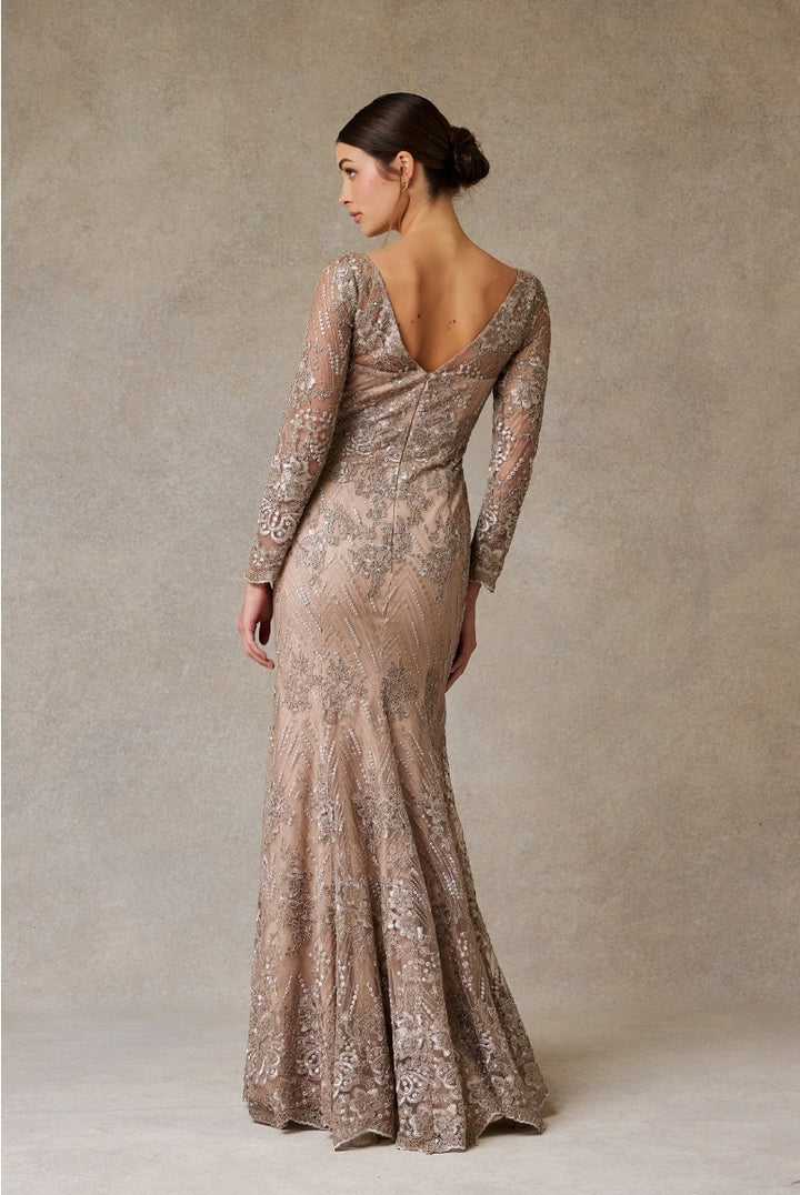 Bicici & Coty MF2105 - Long Sleeve Mermaid Gown