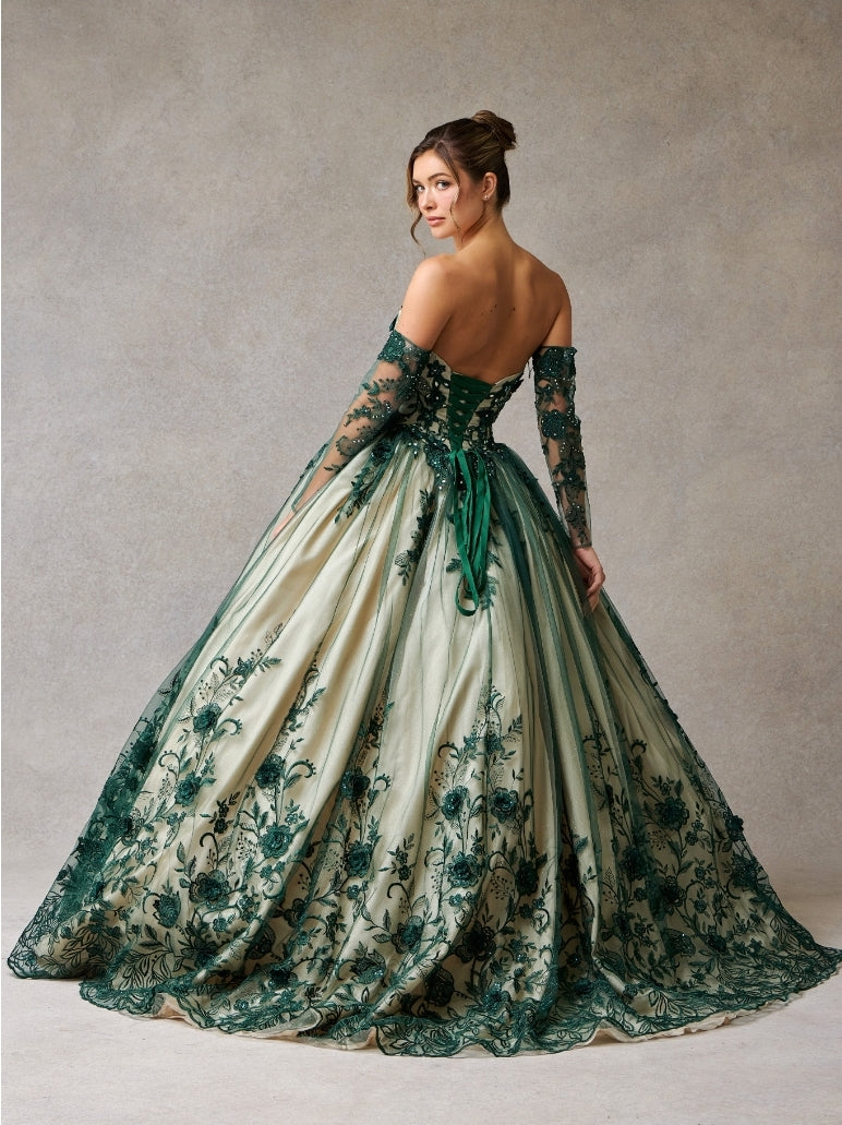 Bicici & Coty LL2057 - Off the Shoulder Ball Gown