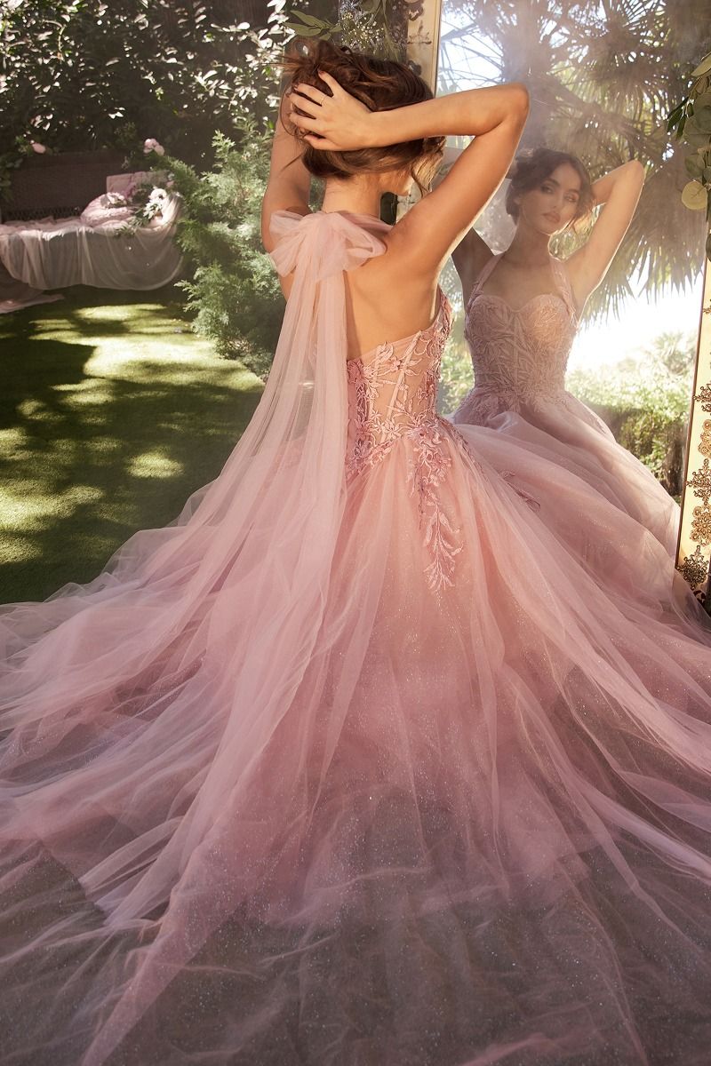 Andrea & Leo A1322 - Layered Tulle Ball Gown