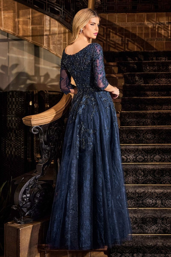 La Divine CK2401 - A-Line Lace Tulle Gown