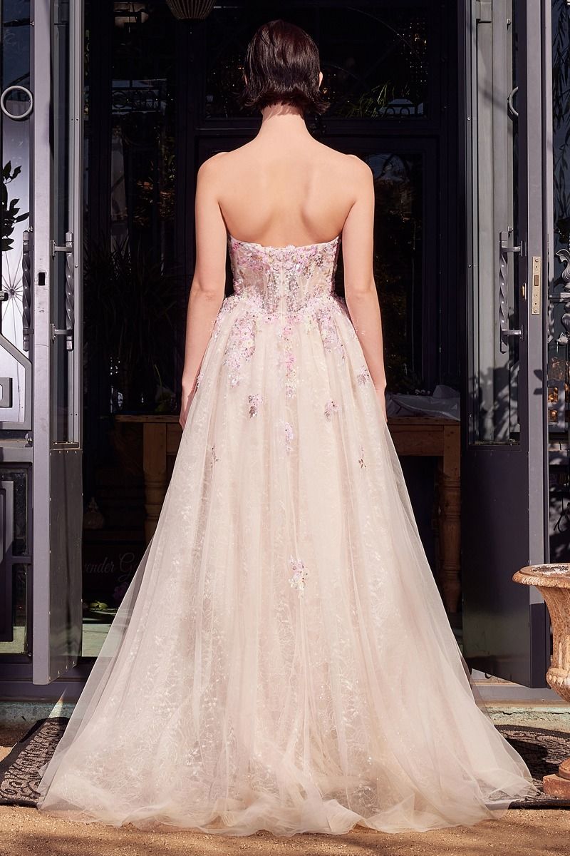 Andrea & Leo A1468 - Summer Garden A-Line Gown
