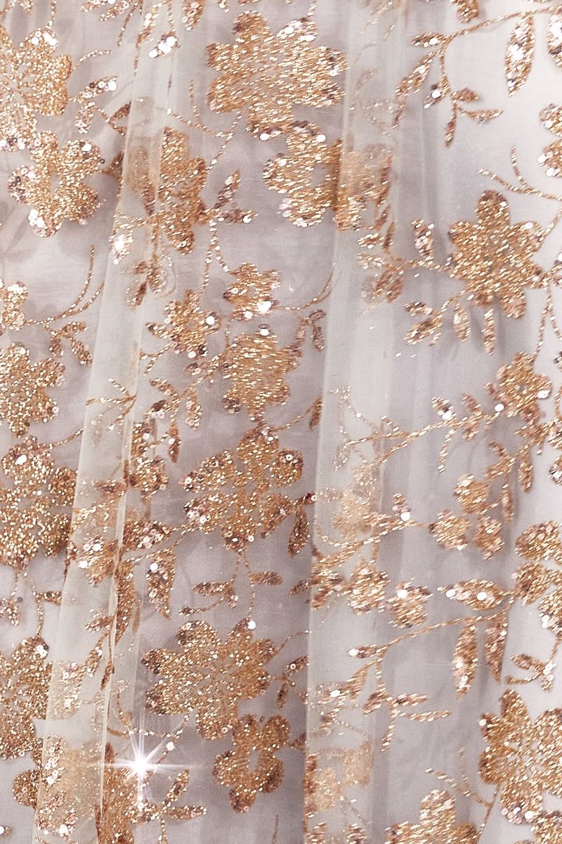 Amoris T606 - Glitter Fabric A-Line Gown