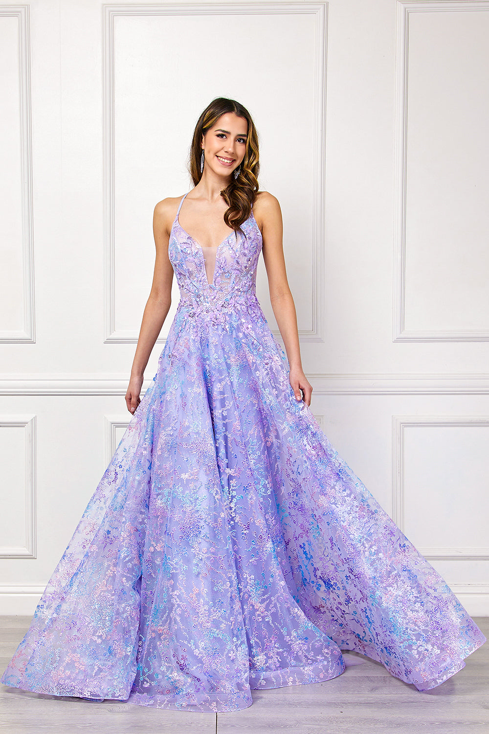 Amelia Couture 4050 - Bead and Sequin A-line Gown
