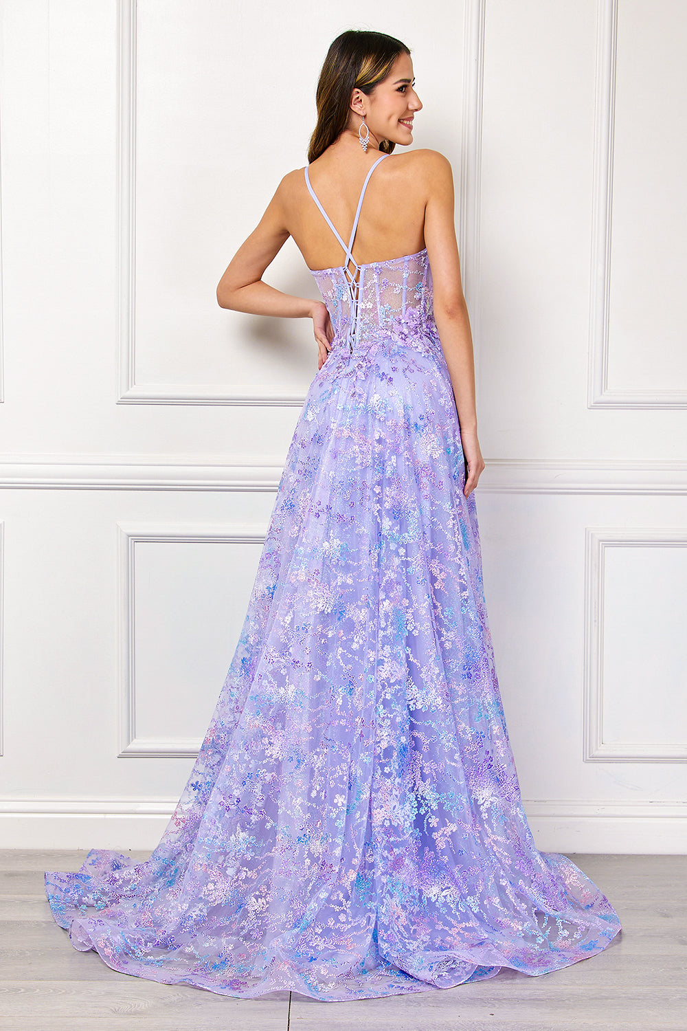 Amelia Couture 4050 - Bead and Sequin A-line Gown