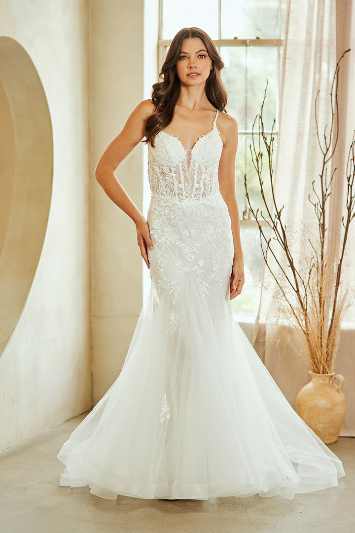 Amelia Couture 2120 - Mermaid Gown with Lace Details