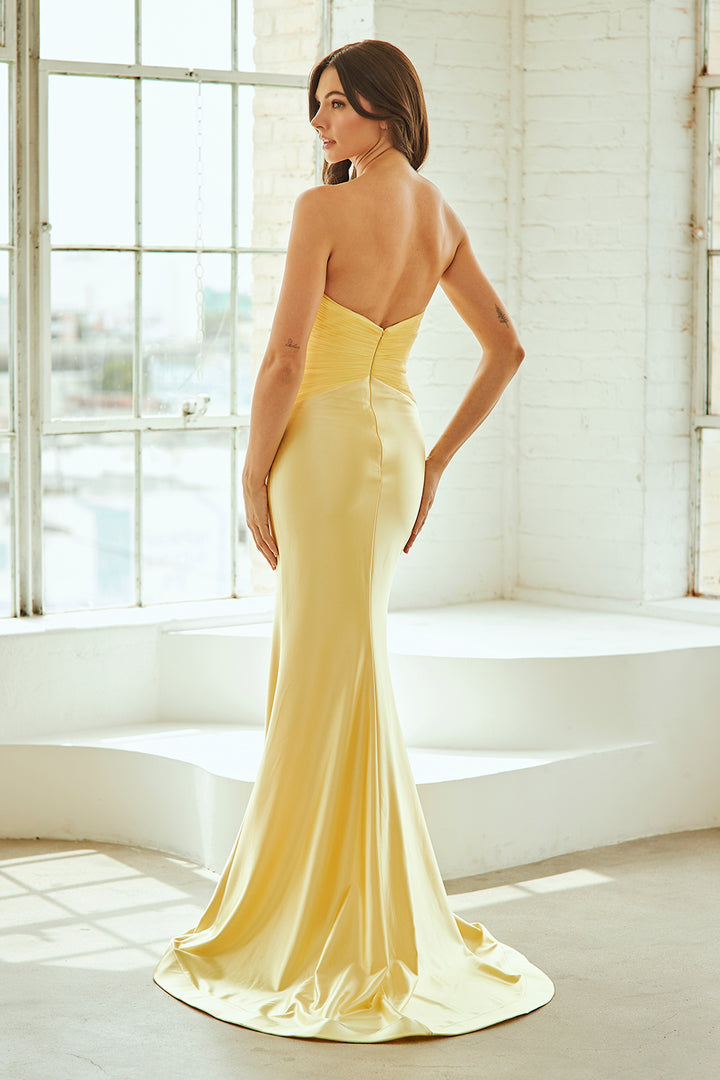 Amelia Couture 8055 - Embellished Bodice with Jewel Choker Accessory