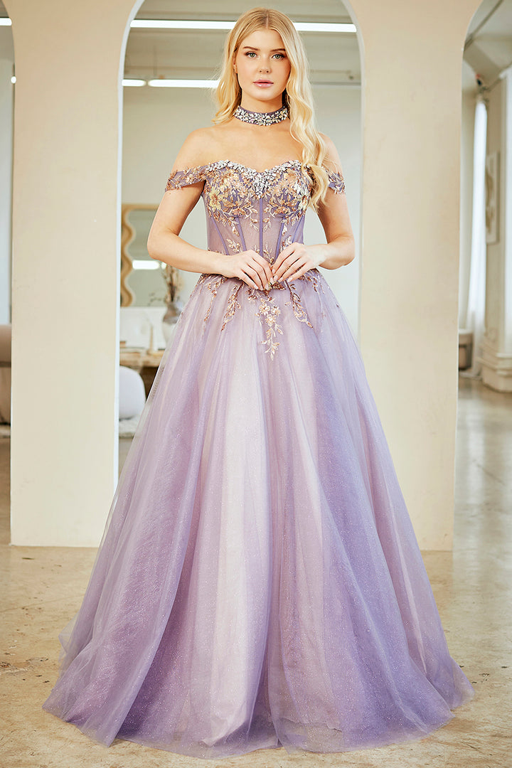 Amelia Couture 8063 - Beaded Ball Gown
