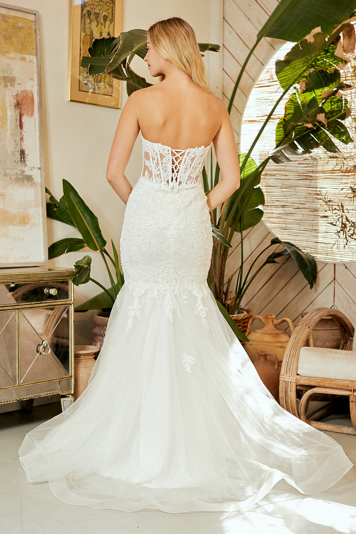 Amelia Couture 7090 - Bridal Mermaid Style Lace Gown