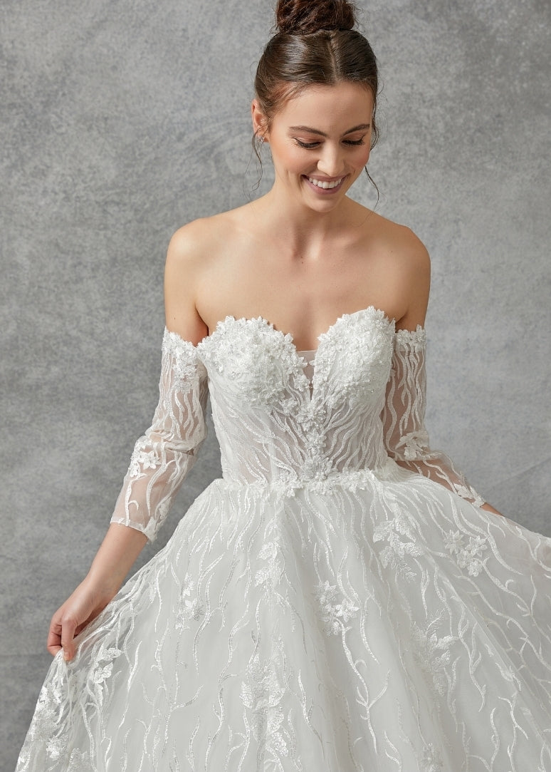 Bicici & Coty BGW2303 - Long Sleeve Ball Gown