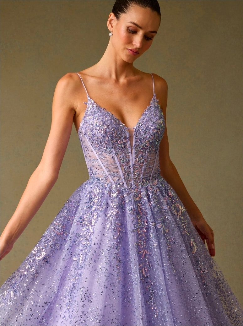 Bicici & Coty LL2068 - Lilac Ball Gown