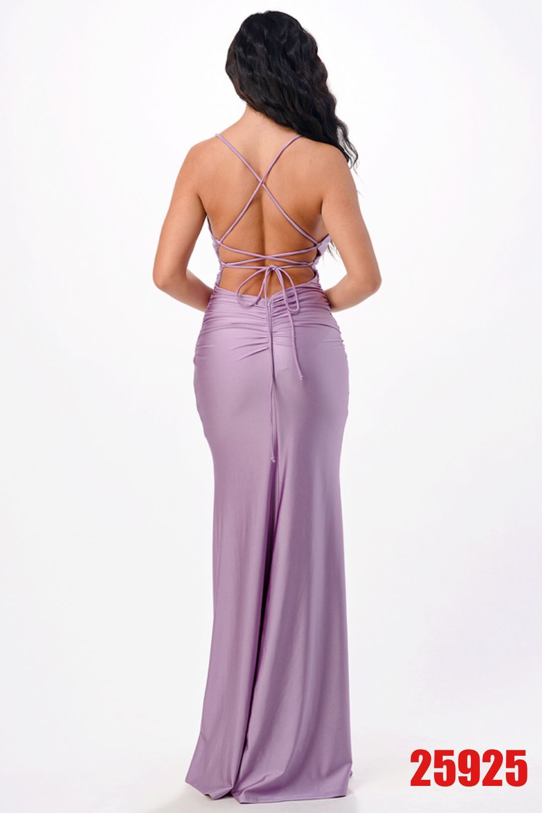 scala purple dress SCALA -80170 V-Neck Sequin Prom Sheath Dress