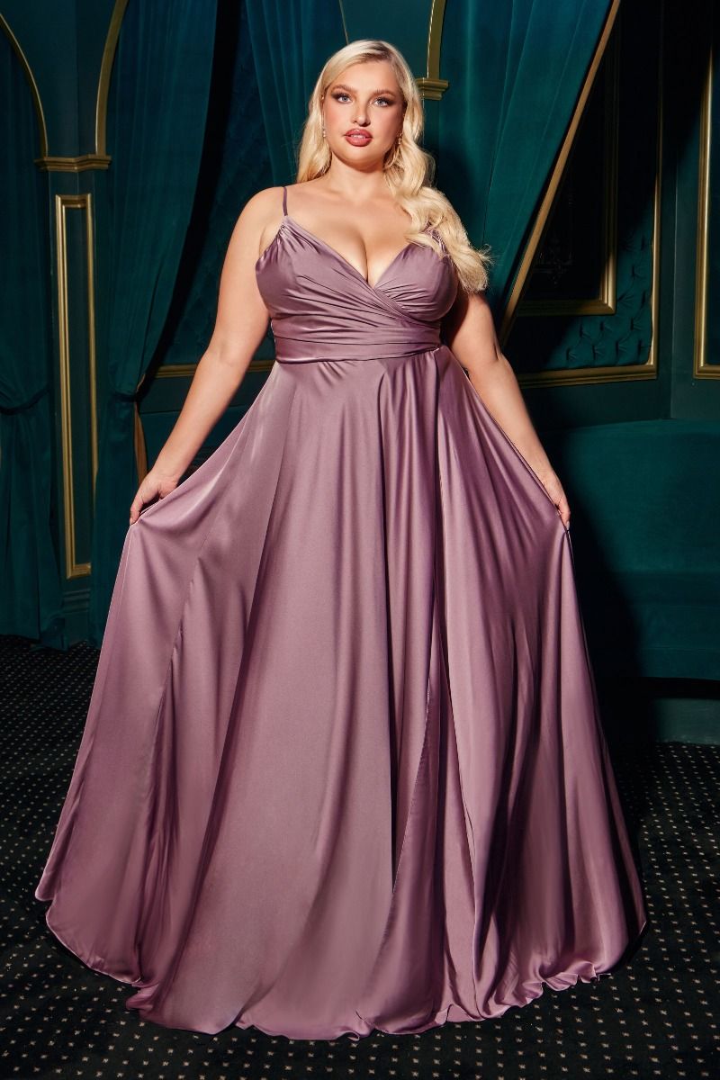 La Divine 7485C - Sweetheart Neckline Soft Satin Gown
