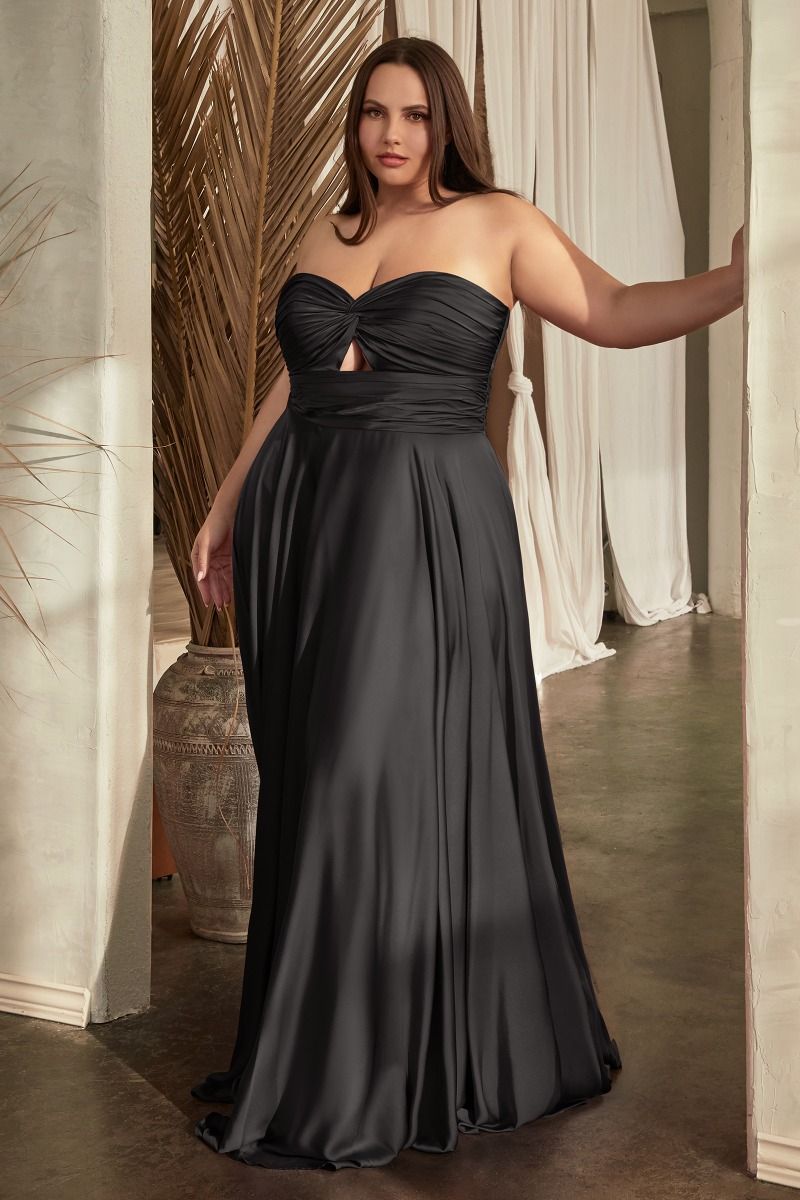 La Divine 7496C - Strapless Keyhole Dress