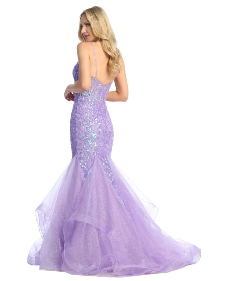Let's 7878L - Iridescent Mermaid Gown