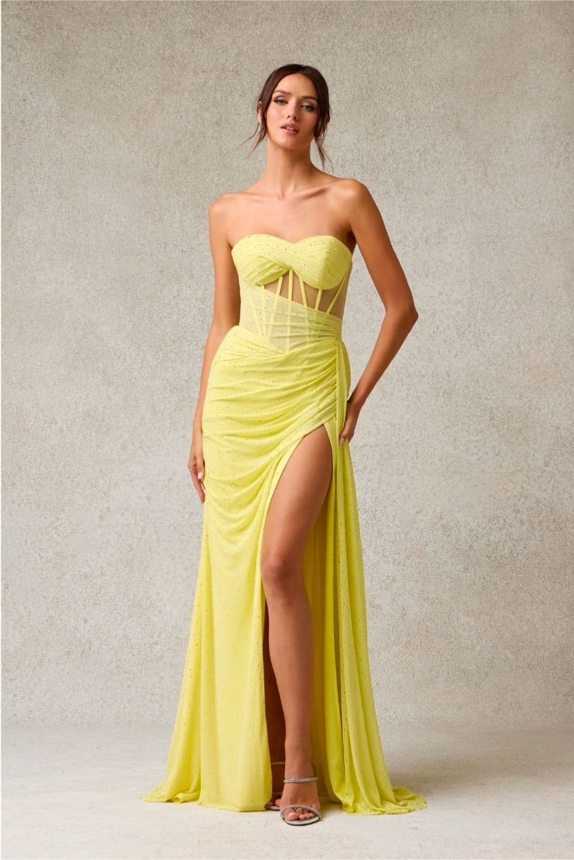 Bicici & Coty SP90614 - Strapless Sheath Gown