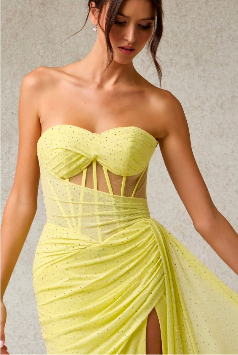 Bicici & Coty SP90614 - Strapless Sheath Gown