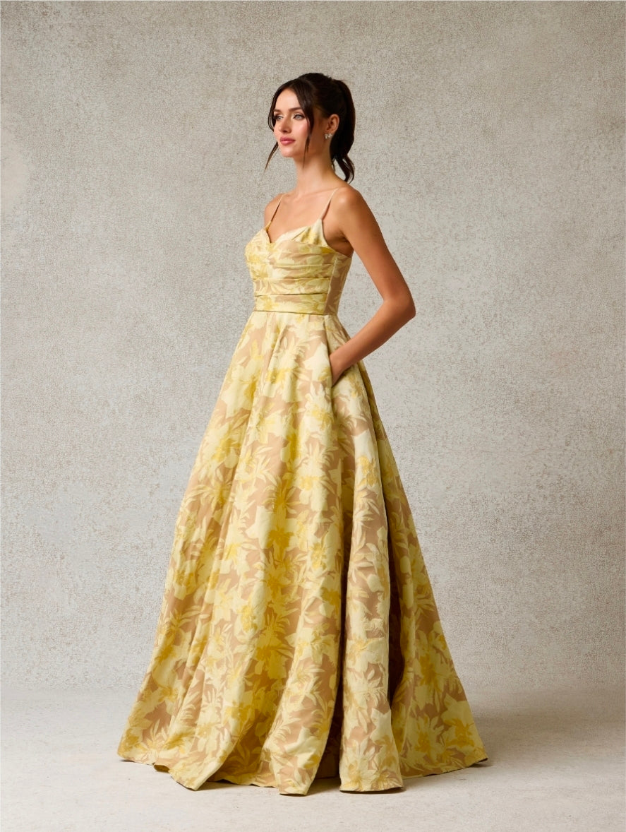 Bicici & Coty AN2539 - A Line Gown with Pockets