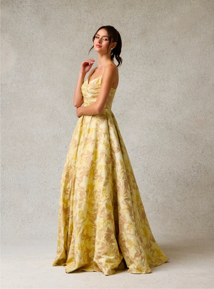 Bicici & Coty AN2539 - A Line Gown with Pockets