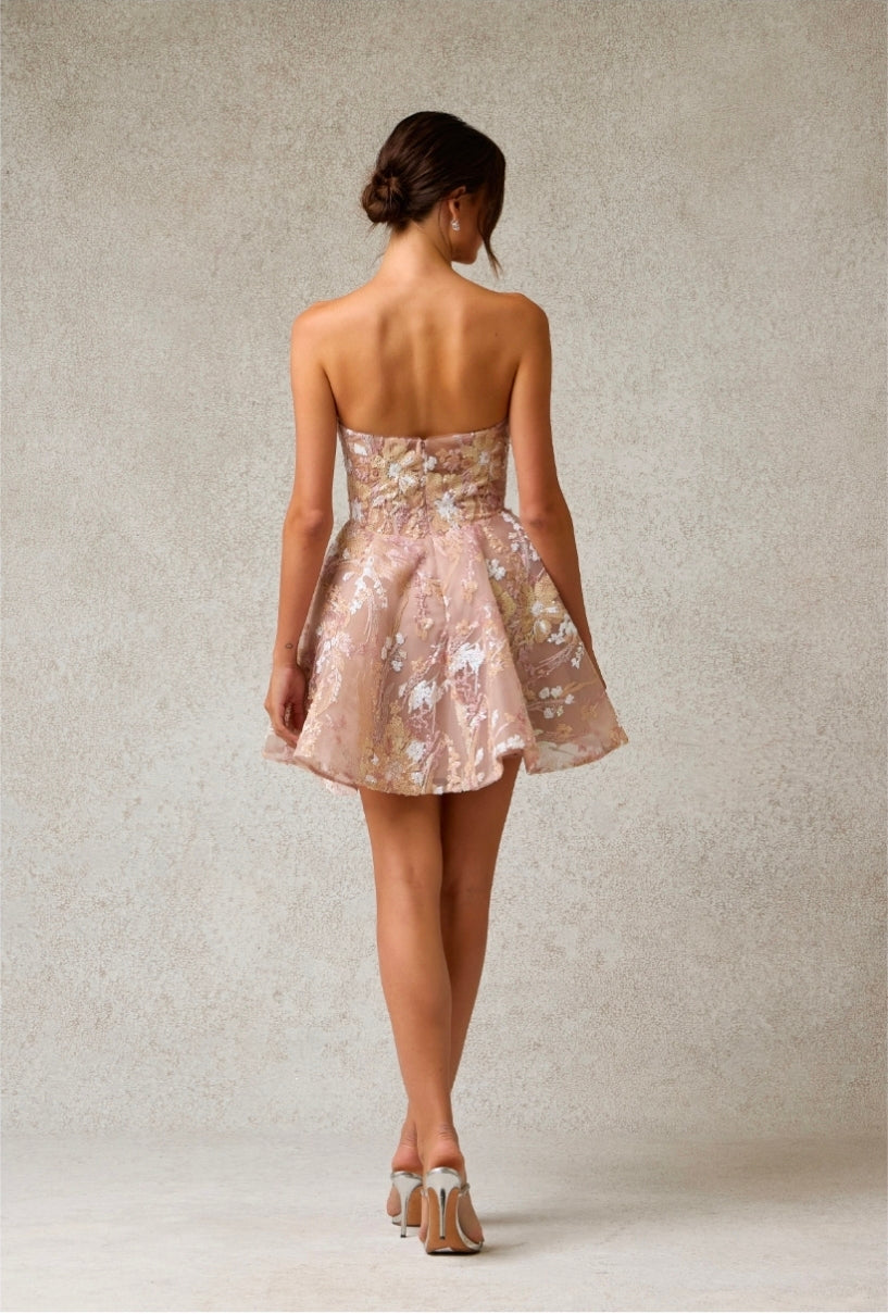 Bicici & Coty SP90165S - Strapless Sweetheart Neckline Cocktail Gown