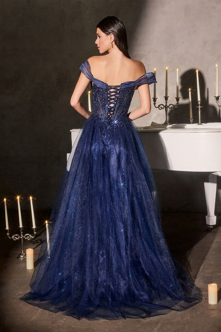 La Divine CC493 - Ball Gown with Beaded Bodice