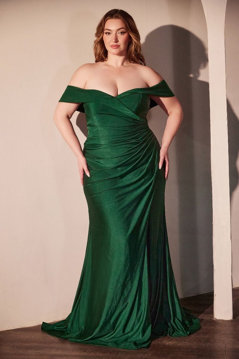 La Divine CD790C - Stretch Spandex Off the Shoulder Dress