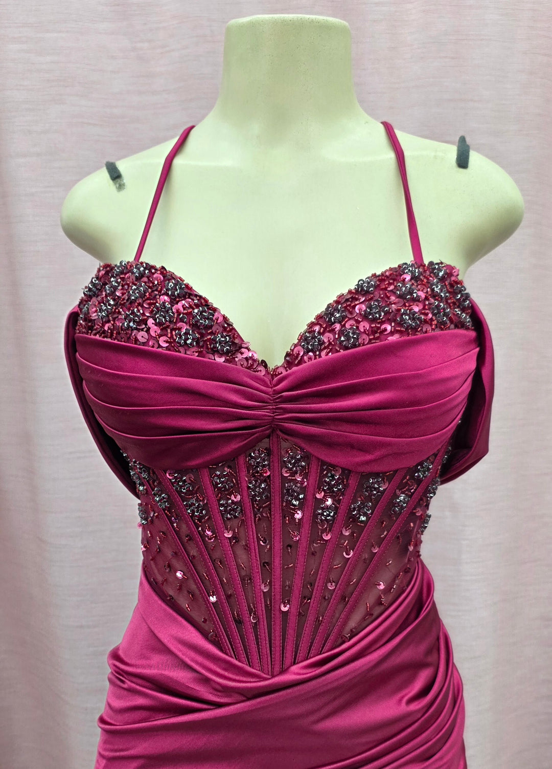 Bicici & Coty SP24005 - Off the Shoulder Slit Gown