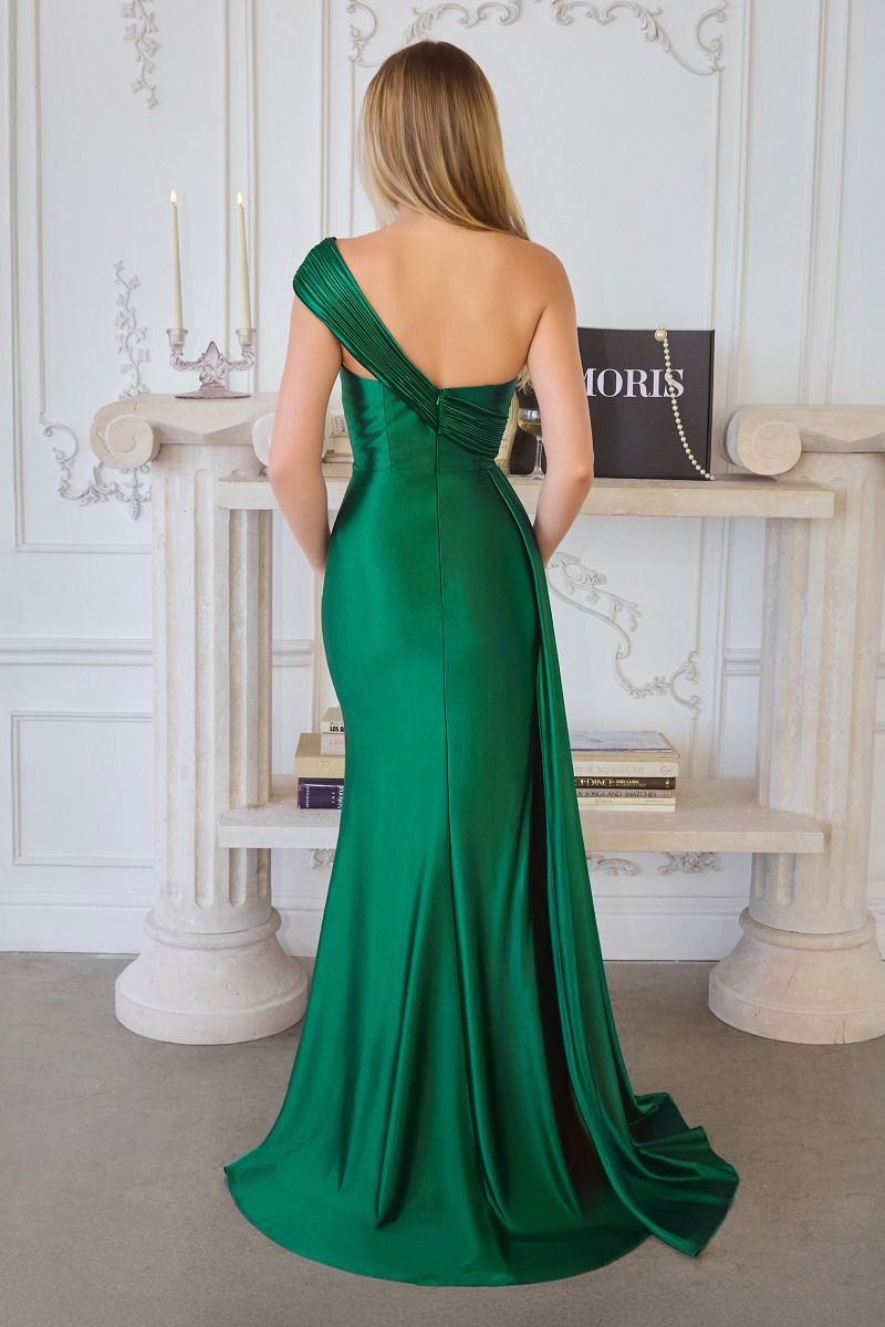 Amoris T817 - One Shoulder Satin Gown