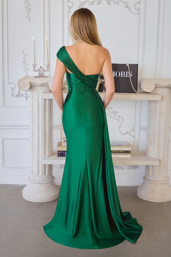 Amoris T817 - One Shoulder Satin Gown